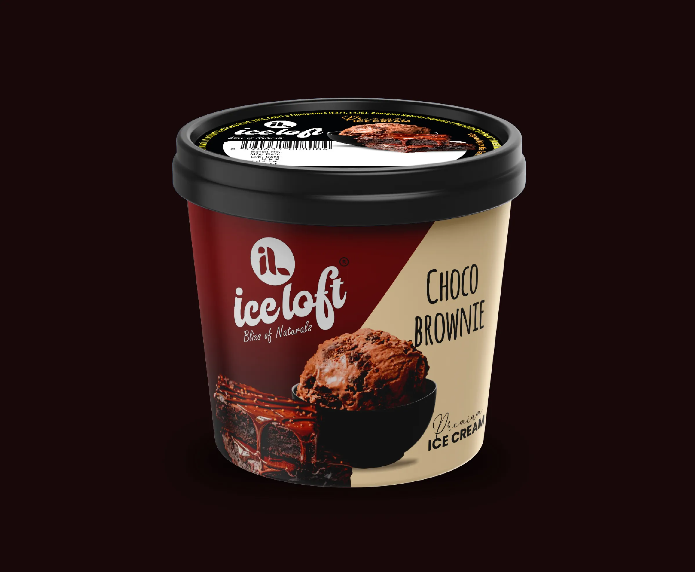 Choco Brownie Tub Icecream