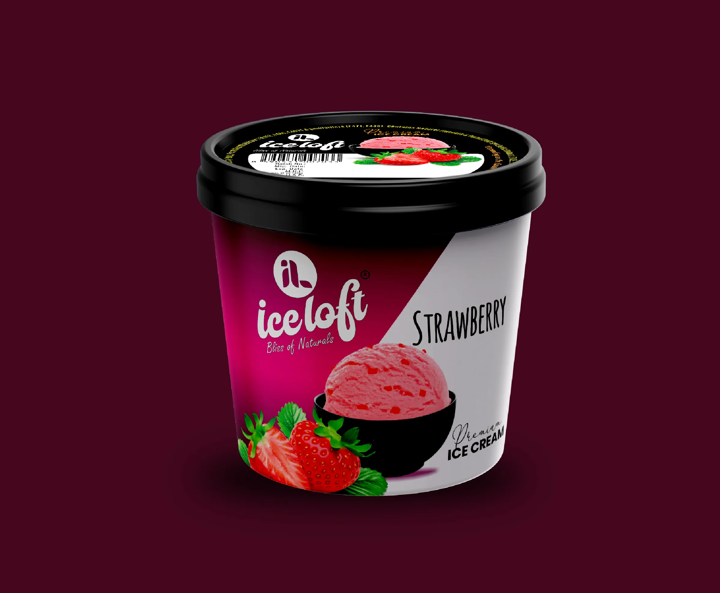 Strawberry Tub Icecream